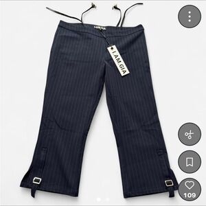 NWT I AM GIA marrion capri pinstripe capris